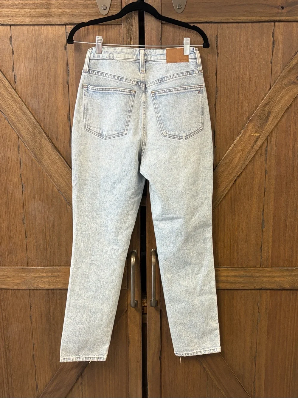 Madewell The Curvy Perfect High Rise Vintage Mom Jean in Merle Wash Size 27 NWT